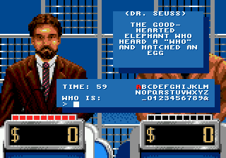 Jeopardy! Deluxe (USA) In game screenshot